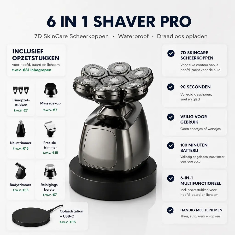 6 In 1 Shaver Pro